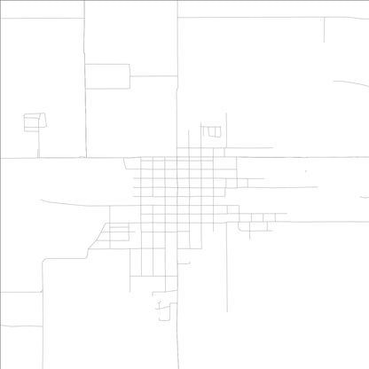 ROAD MAP OF SIGOURNEY, LOWA BY MAPBAKES