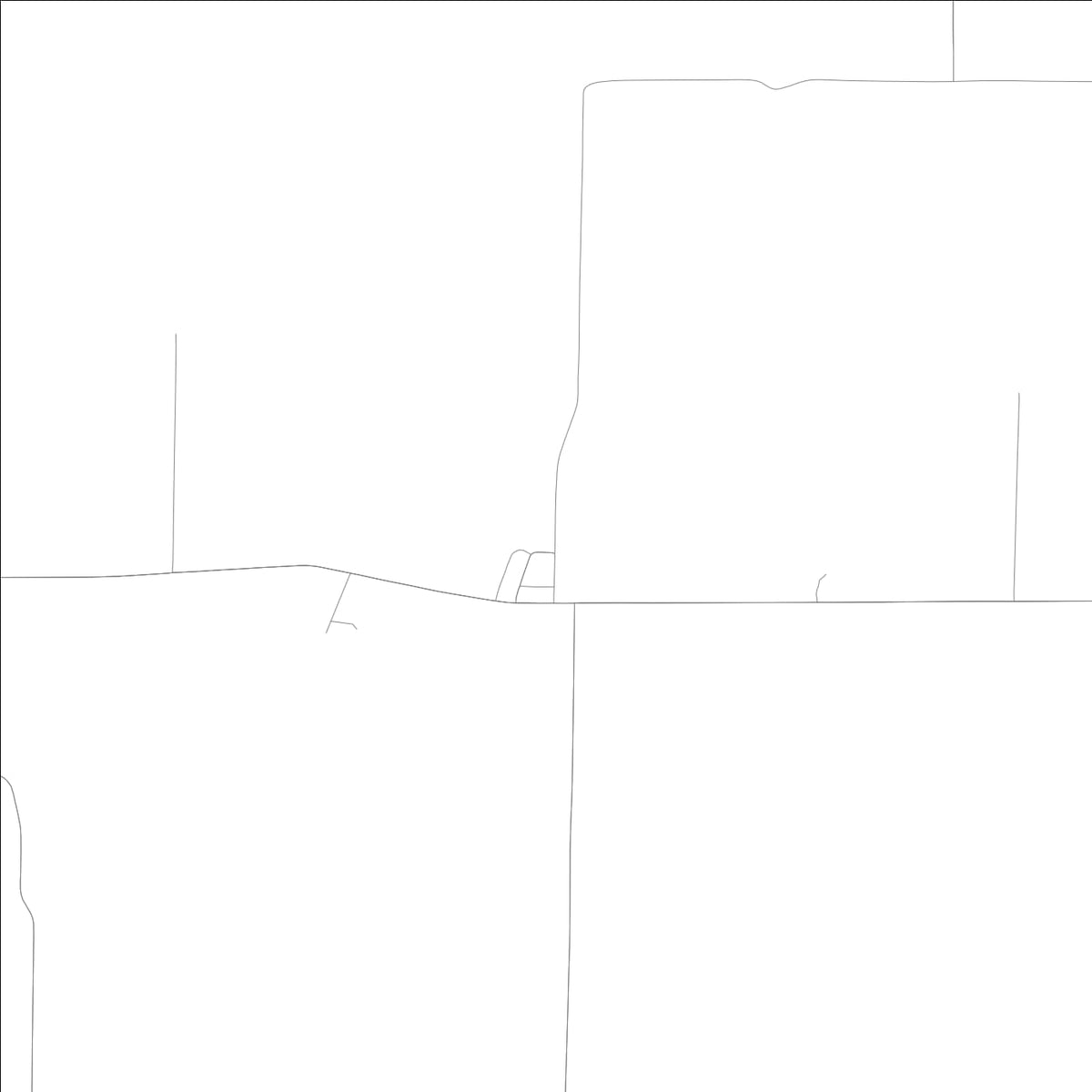 ROAD MAP OF MERRITT, ILLINOIS BY MAPBAKES