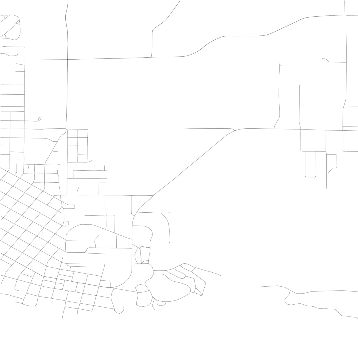ROAD MAP OF METROPOLIS, ILLINOIS BY MAPBAKES