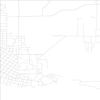 ROAD MAP OF METROPOLIS, ILLINOIS BY MAPBAKES