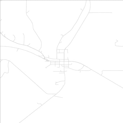 ROAD MAP OF SMITHLAND, LOWA BY MAPBAKES