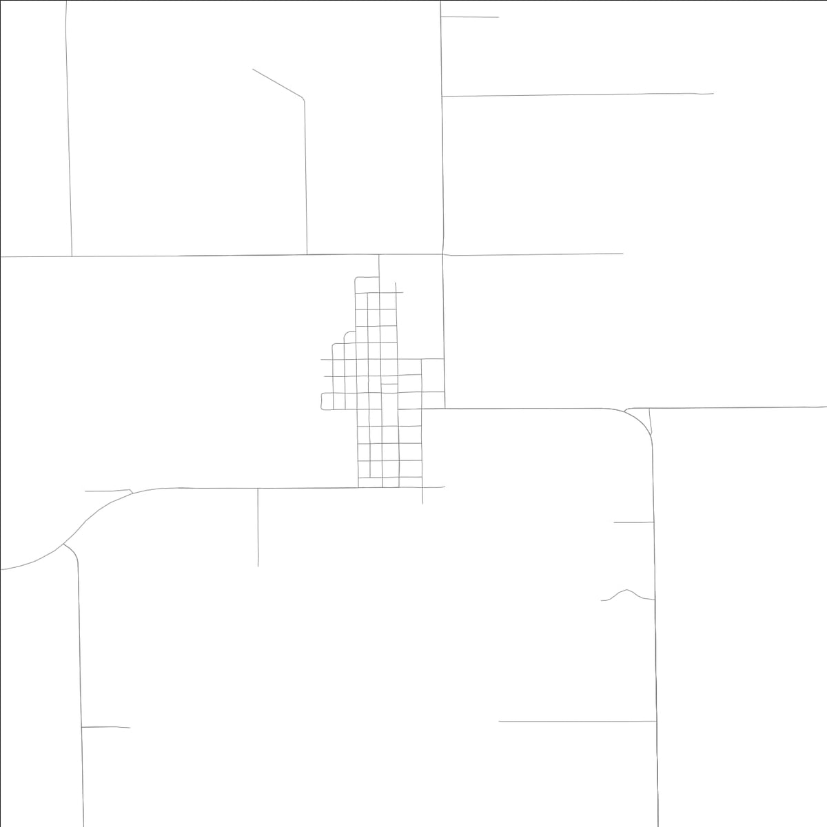 ROAD MAP OF MIDDLETOWN, ILLINOIS BY MAPBAKES