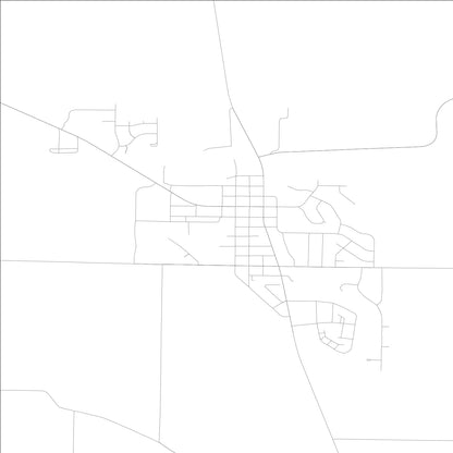 ROAD MAP OF SOLON, LOWA BY MAPBAKES