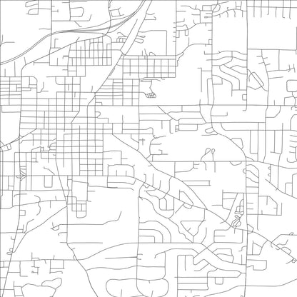 ROAD MAP OF ROLLA, MISSOURI BY MAPBAKES