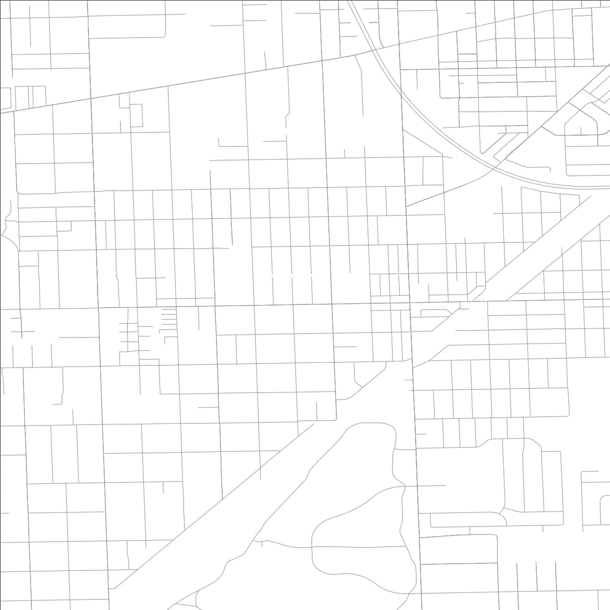 ROAD MAP OF MIDLOTHIAN, ILLINOIS BY MAPBAKES