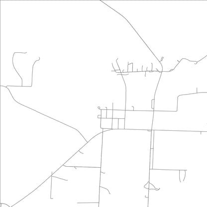 ROAD MAP OF ROSCOE, MISSOURI BY MAPBAKES