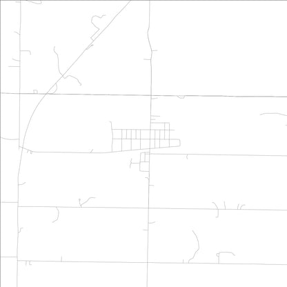 ROAD MAP OF CARBON, INDIANA BY MAPBAKES