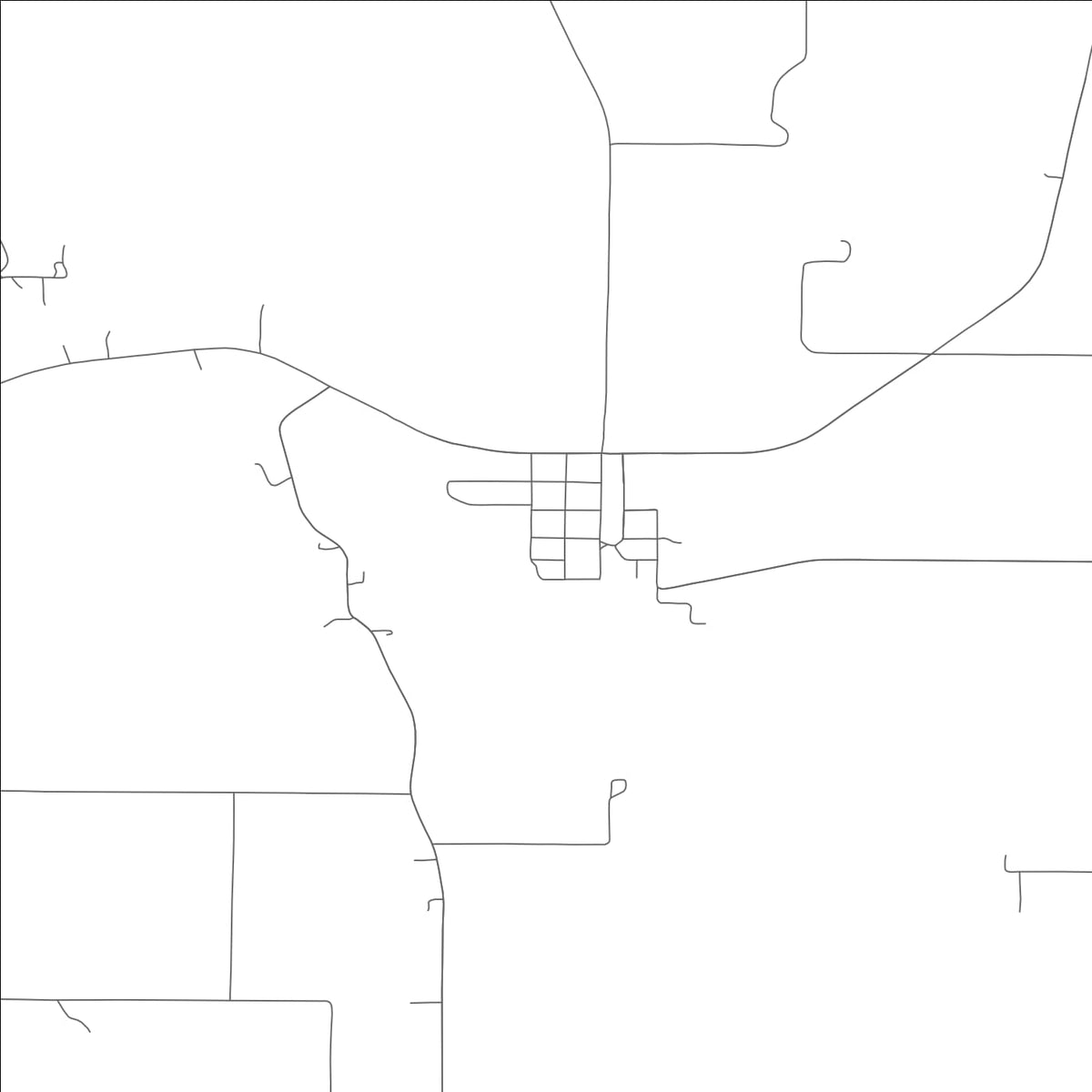 ROAD MAP OF ROSENDALE, MISSOURI BY MAPBAKES