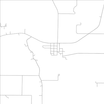 ROAD MAP OF ROSENDALE, MISSOURI BY MAPBAKES