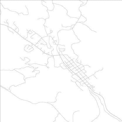 ROAD MAP OF MARIPOSA, CALIFORNIA BY MAPBAKES