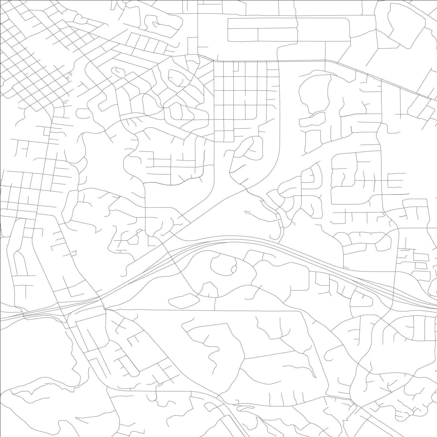 ROAD MAP OF MARTINEZ, CALIFORNIA BY MAPBAKES