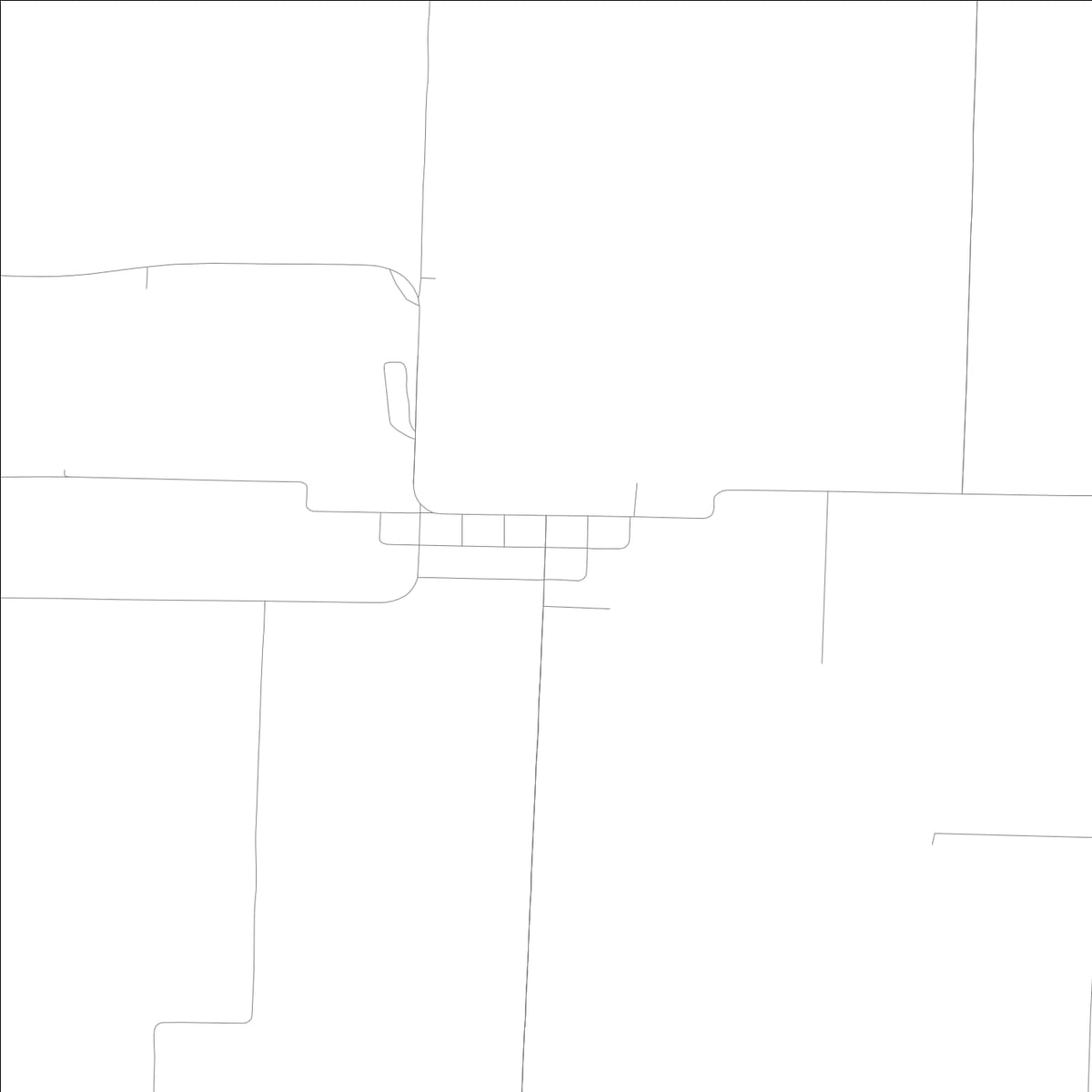 ROAD MAP OF MILLERSBURG, ILLINOIS BY MAPBAKES