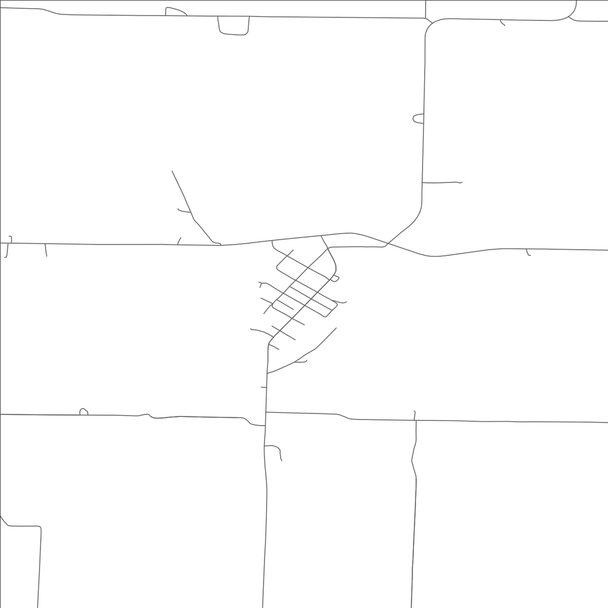 ROAD MAP OF RUTLEDGE, MISSOURI BY MAPBAKES