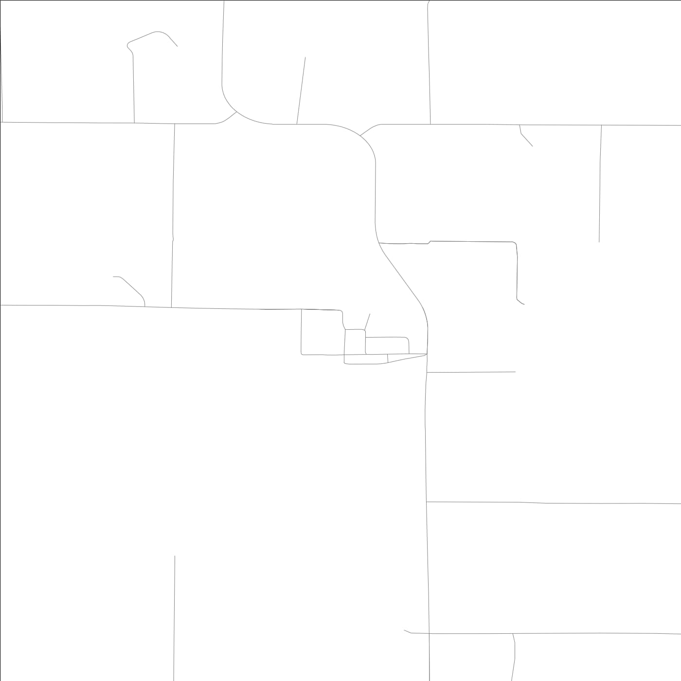 ROAD MAP OF SPRING HILL, LOWA BY MAPBAKES