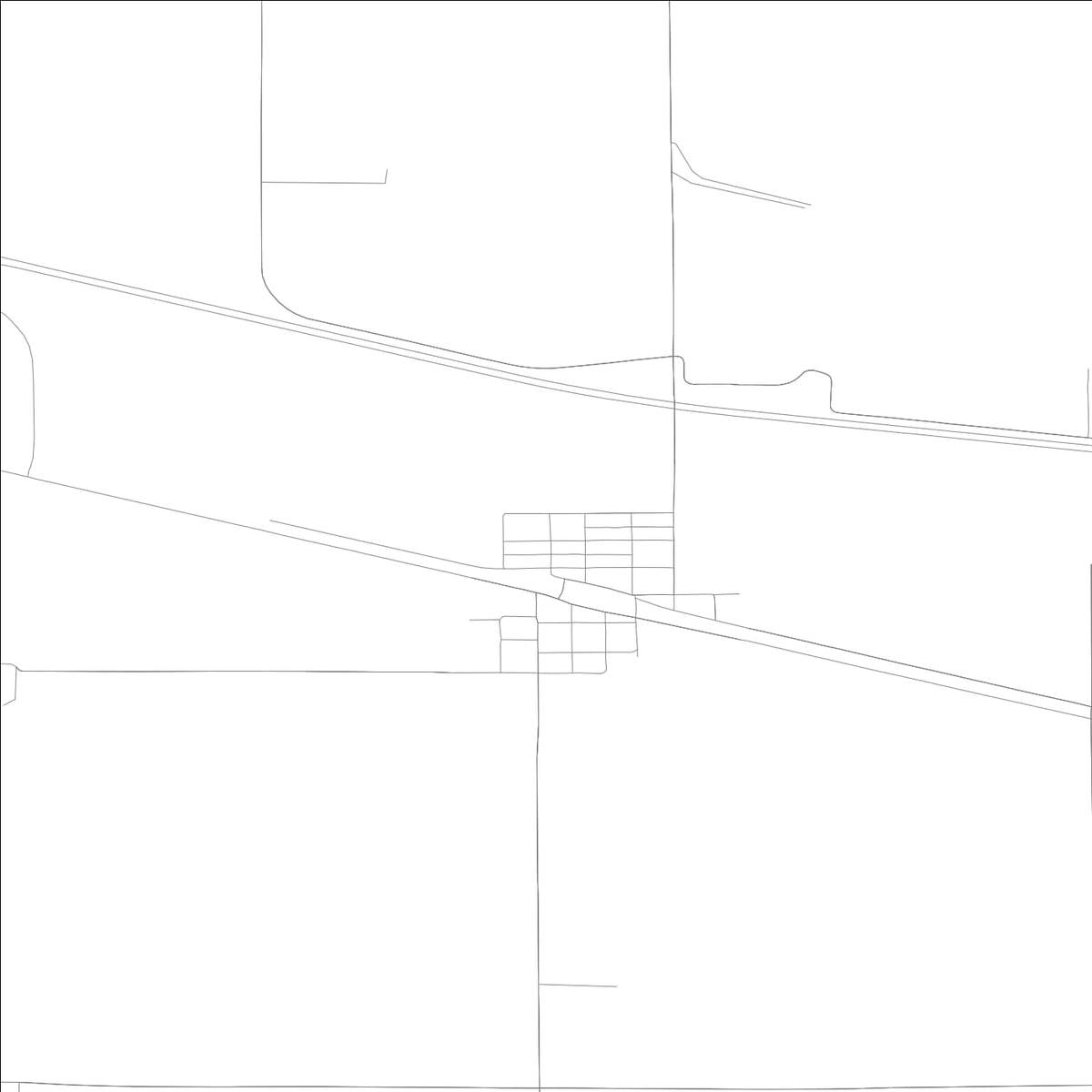 ROAD MAP OF MINERAL, ILLINOIS BY MAPBAKES