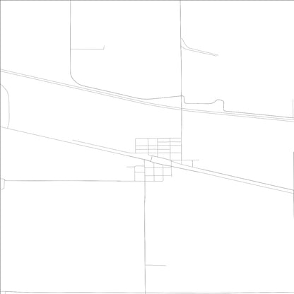 ROAD MAP OF MINERAL, ILLINOIS BY MAPBAKES
