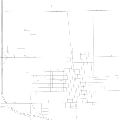 ROAD MAP OF MINONK, ILLINOIS BY MAPBAKES