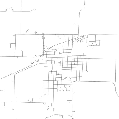ROAD MAP OF SALISBURY, MISSOURI BY MAPBAKES