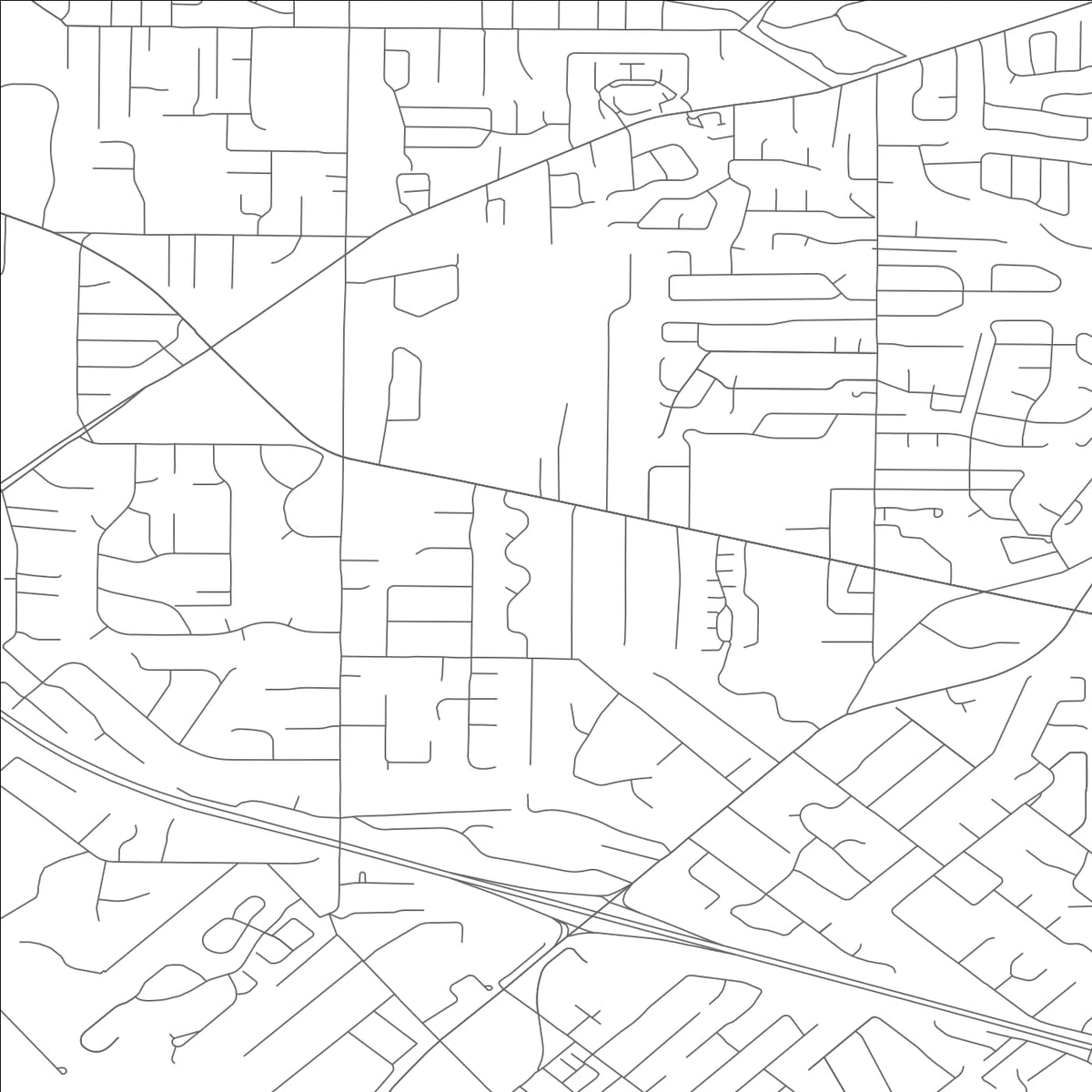 ROAD MAP OF SAPPINGTON, MISSOURI BY MAPBAKES