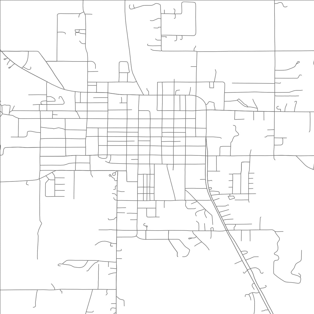 ROAD MAP OF SAVANNAH, MISSOURI BY MAPBAKES