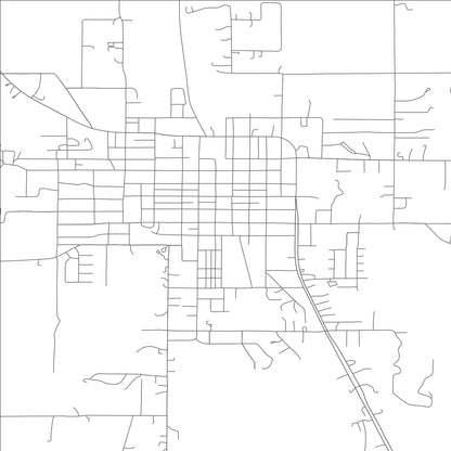 ROAD MAP OF SAVANNAH, MISSOURI BY MAPBAKES