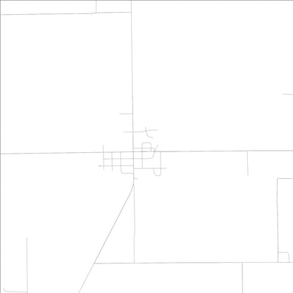 ROAD MAP OF MODESTO, ILLINOIS BY MAPBAKES