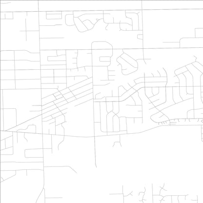 ROAD MAP OF MOKENA, ILLINOIS BY MAPBAKES