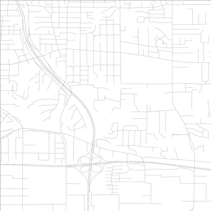 ROAD MAP OF MOLINE, ILLINOIS BY MAPBAKES
