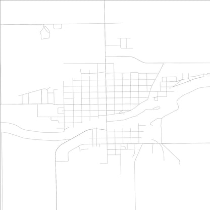 ROAD MAP OF MOMENCE, ILLINOIS BY MAPBAKES