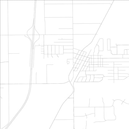 ROAD MAP OF MONEE, ILLINOIS BY MAPBAKES