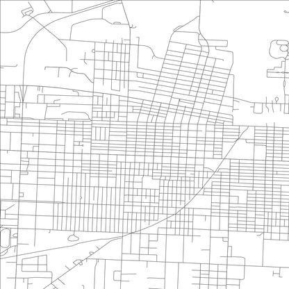 ROAD MAP OF SEDALIA, MISSOURI BY MAPBAKES