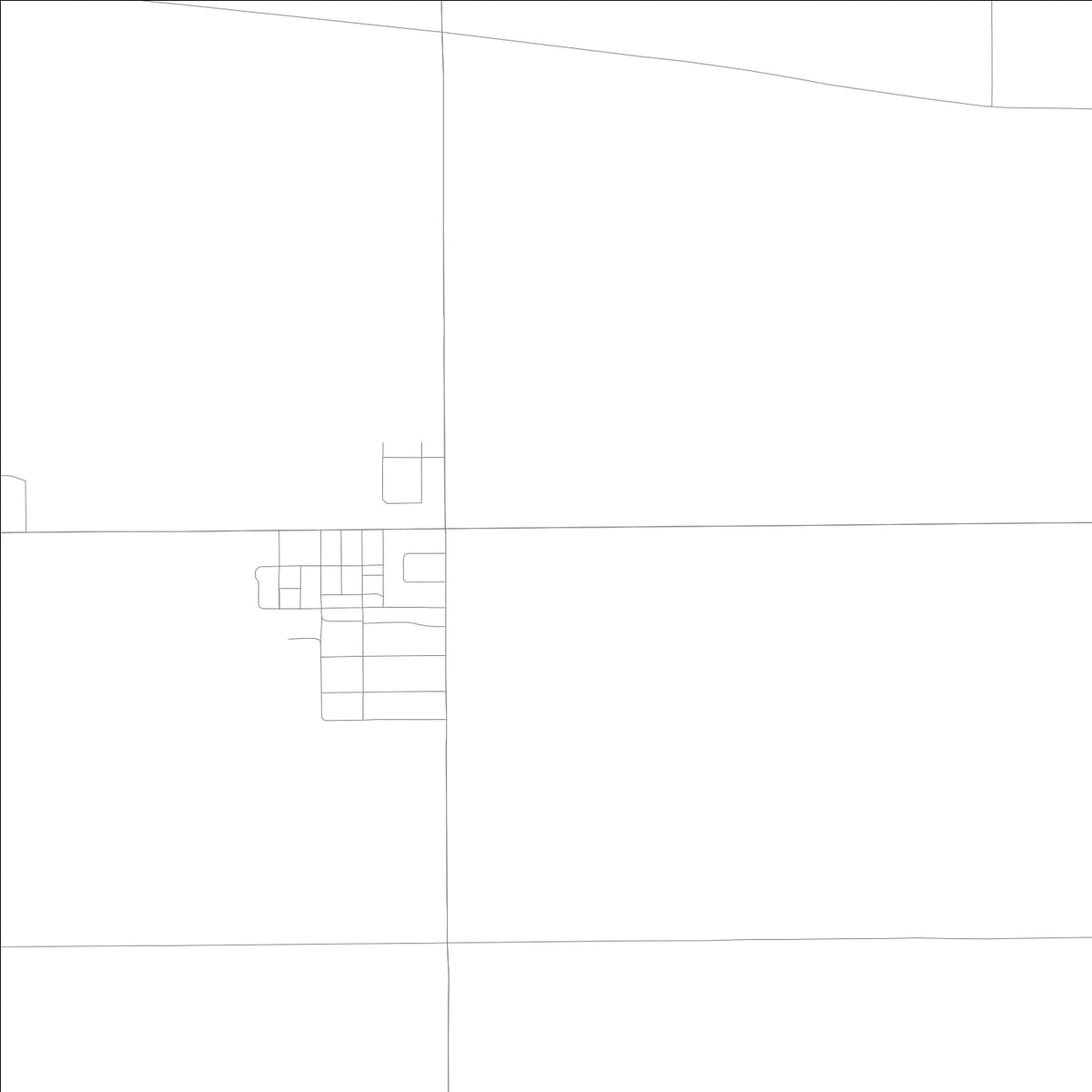 ROAD MAP OF MONROE CENTER, ILLINOIS BY MAPBAKES