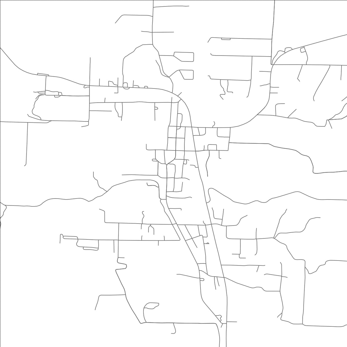 ROAD MAP OF SELIGMAN, MISSOURI BY MAPBAKES