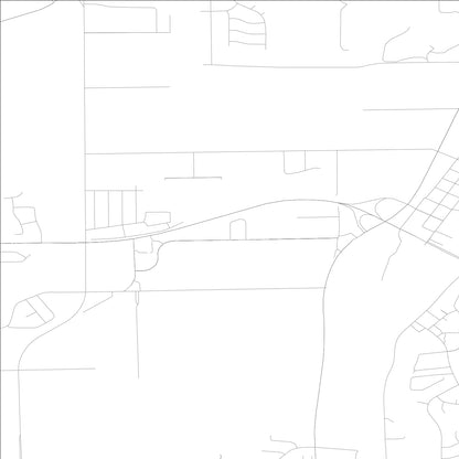 ROAD MAP OF MONTGOMERY, ILLINOIS BY MAPBAKES