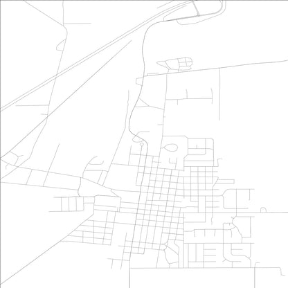 ROAD MAP OF MONTICELLO, ILLINOIS BY MAPBAKES