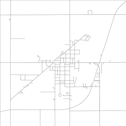 ROAD MAP OF SENATH, MISSOURI BY MAPBAKES