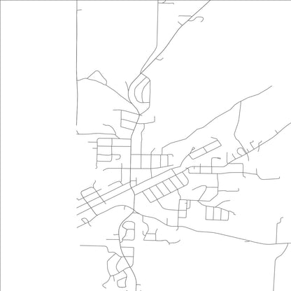 ROAD MAP OF SENECA, MISSOURI BY MAPBAKES