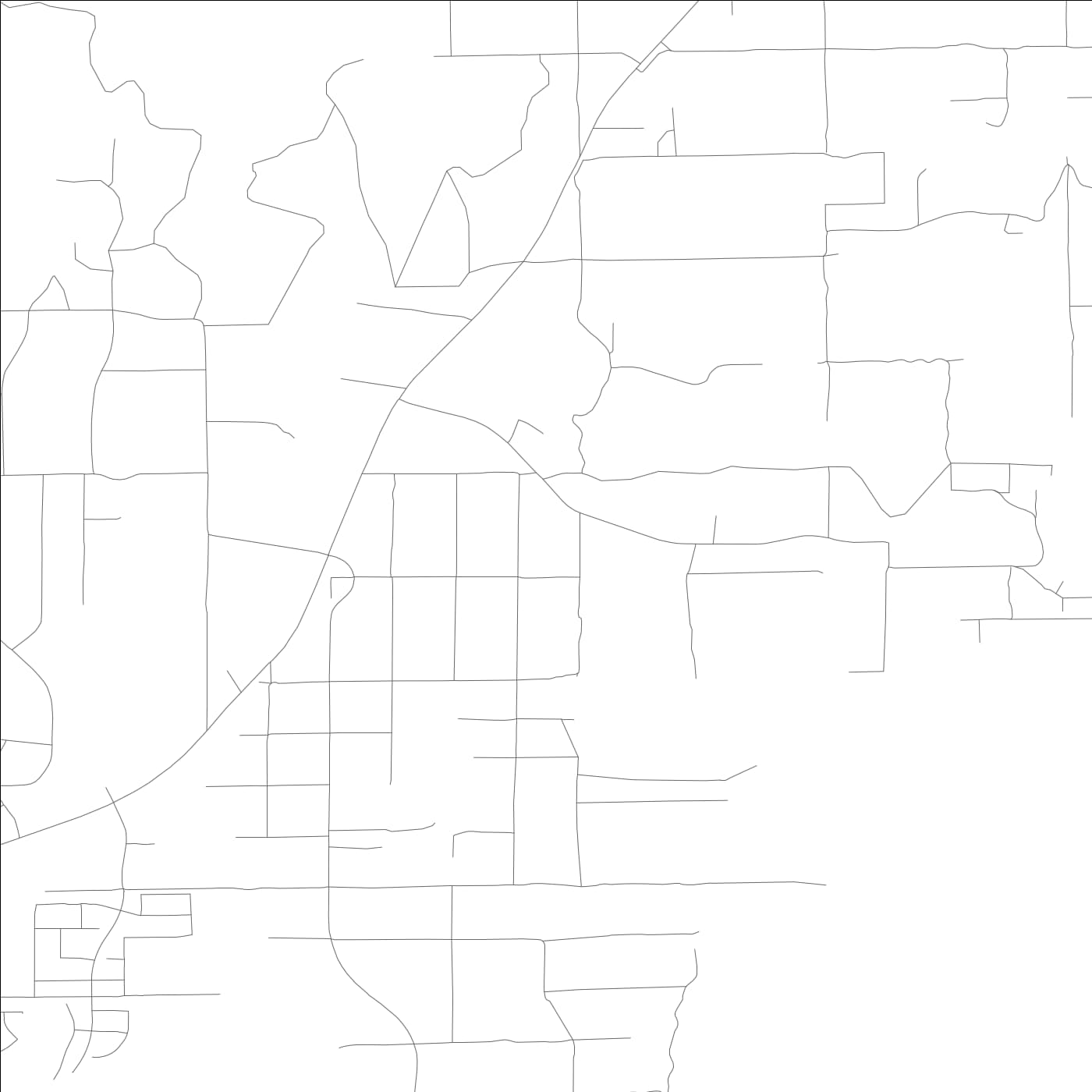 ROAD MAP OF MEADOWBROOK, CALIFORNIA BY MAPBAKES