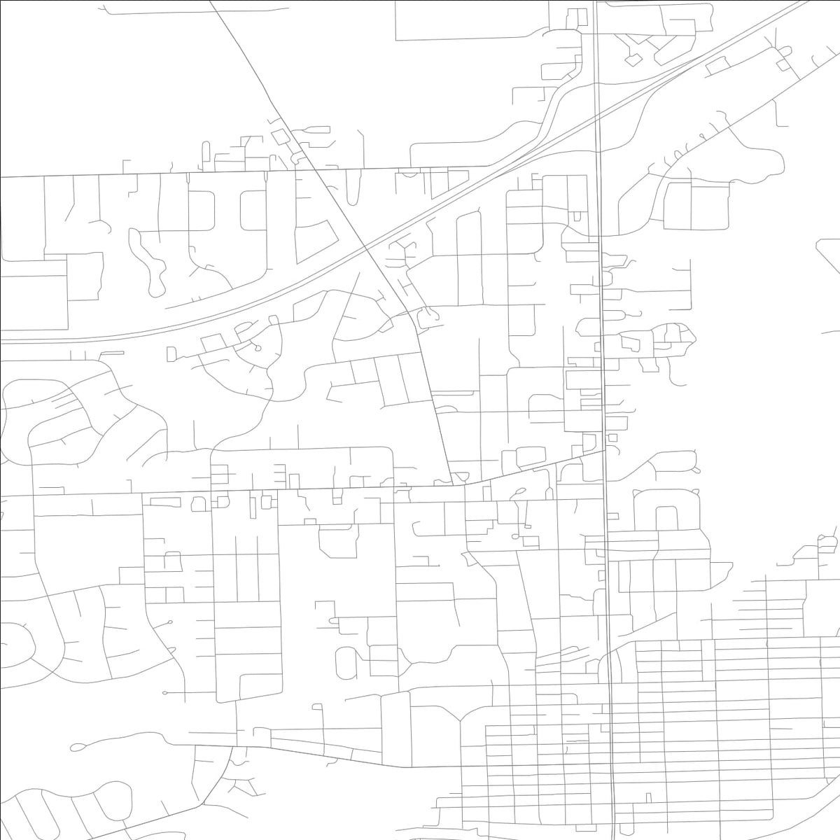 ROAD MAP OF MORRIS, ILLINOIS BY MAPBAKES