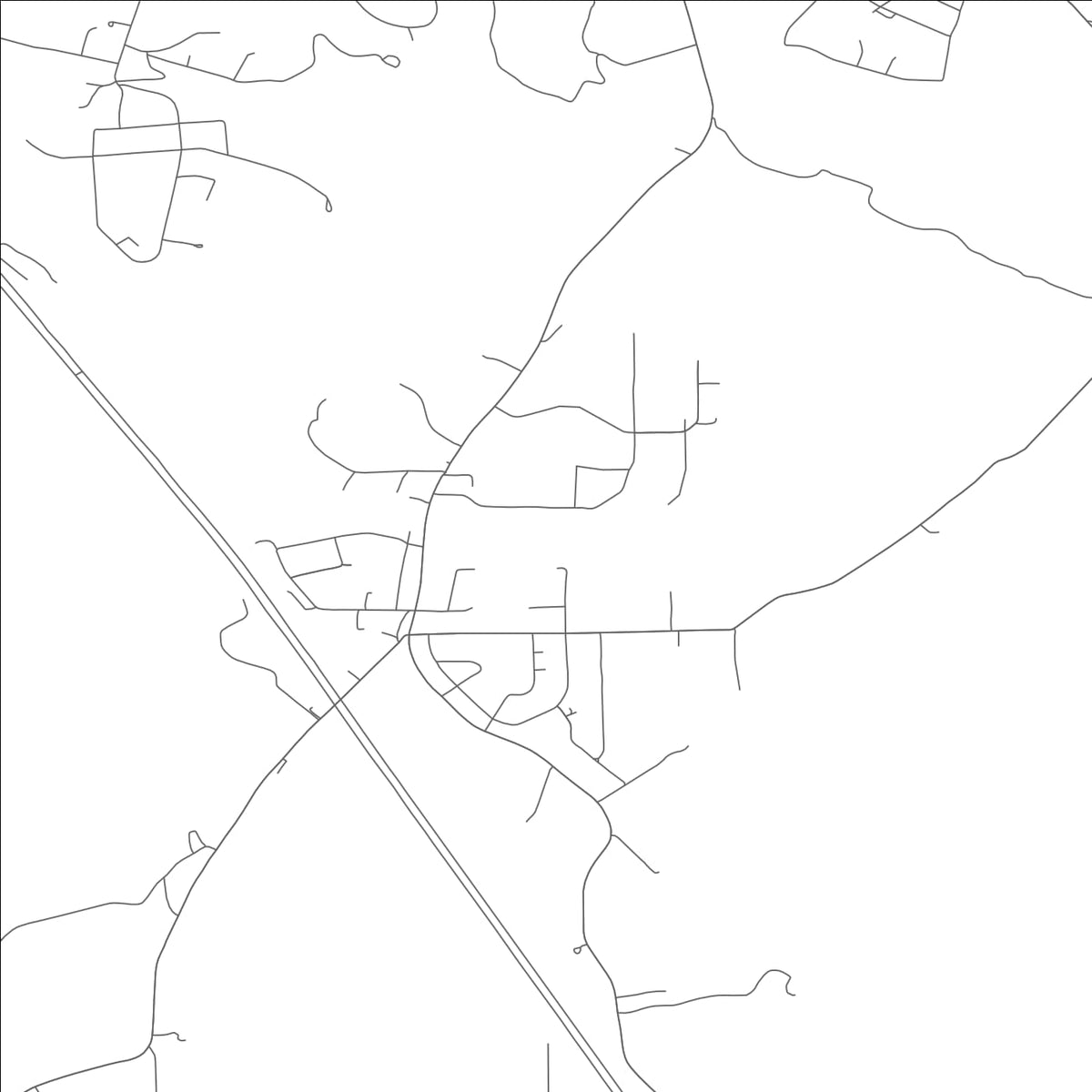 ROAD MAP OF SHAKERTOWNE, MISSOURI BY MAPBAKES