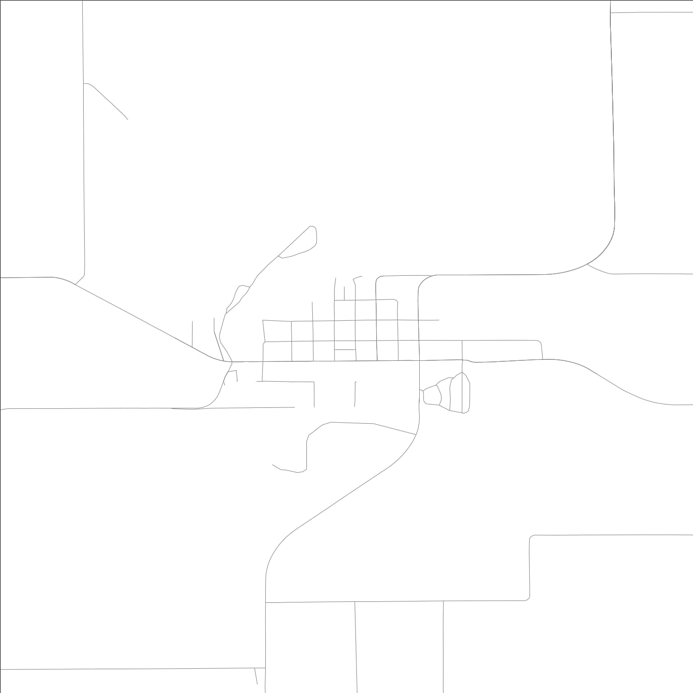 ROAD MAP OF STEAMBOAT ROCK, LOWA BY MAPBAKES