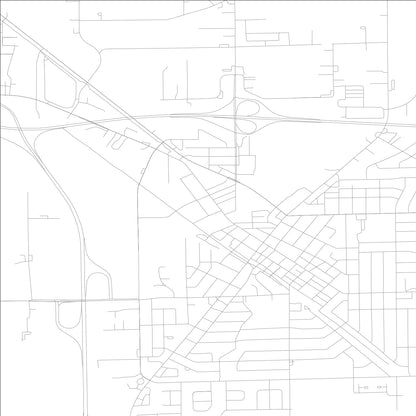 ROAD MAP OF MORTON, ILLINOIS BY MAPBAKES