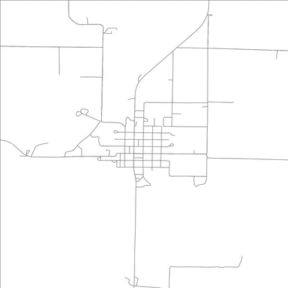 ROAD MAP OF SHELBYVILLE, MISSOURI BY MAPBAKES