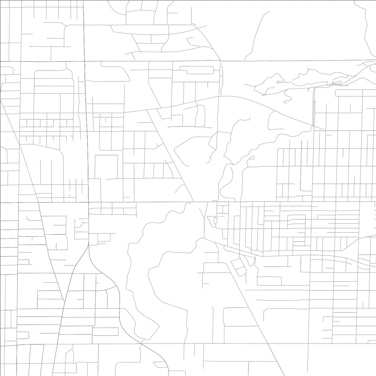 ROAD MAP OF MORTON GROVE, ILLINOIS BY MAPBAKES