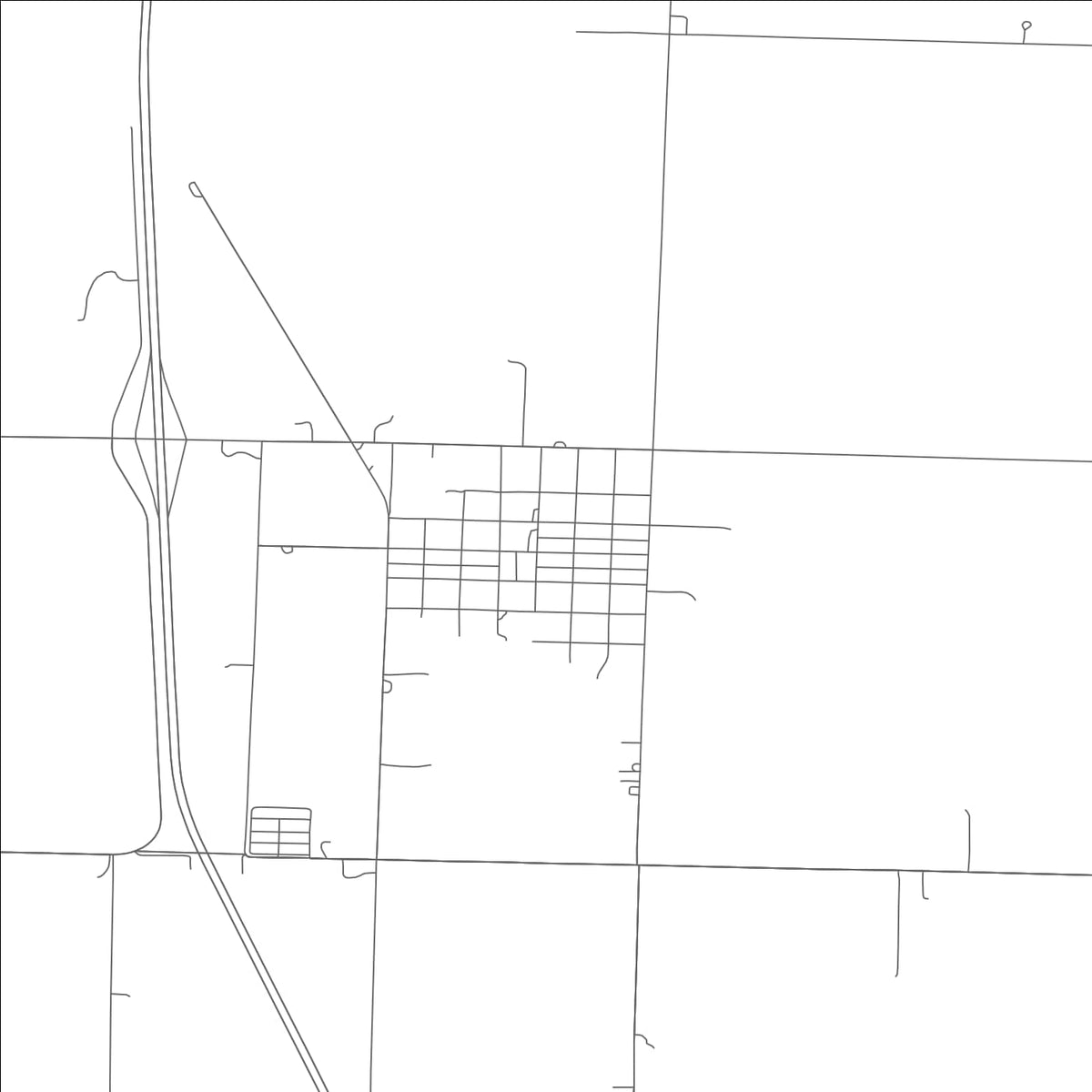 ROAD MAP OF SHELDON, MISSOURI BY MAPBAKES