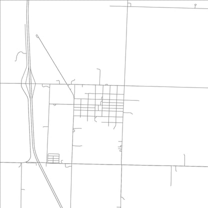 ROAD MAP OF SHELDON, MISSOURI BY MAPBAKES