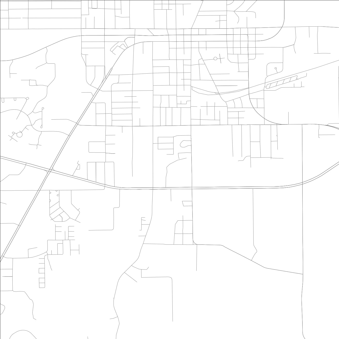 ROAD MAP OF BROOKSVILLE, FLORIDA BY MAPBAKES