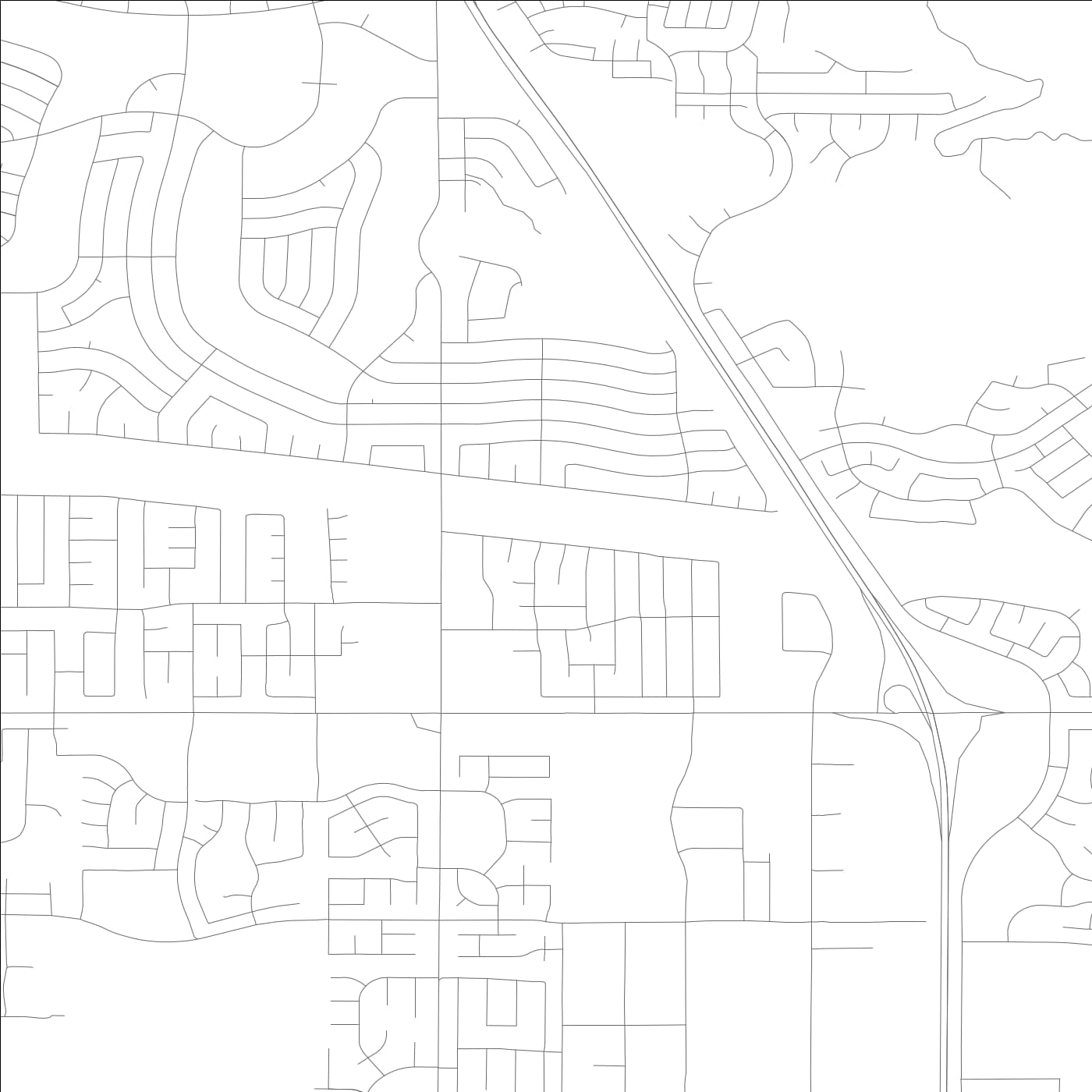 ROAD MAP OF MENIFEE, CALIFORNIA BY MAPBAKES