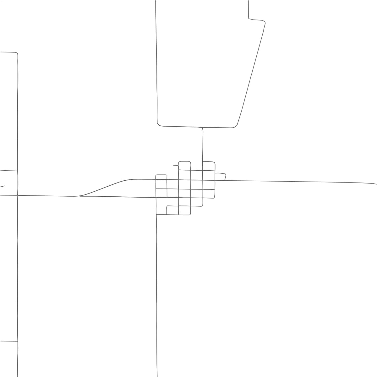 ROAD MAP OF SHERIDAN, MISSOURI BY MAPBAKES