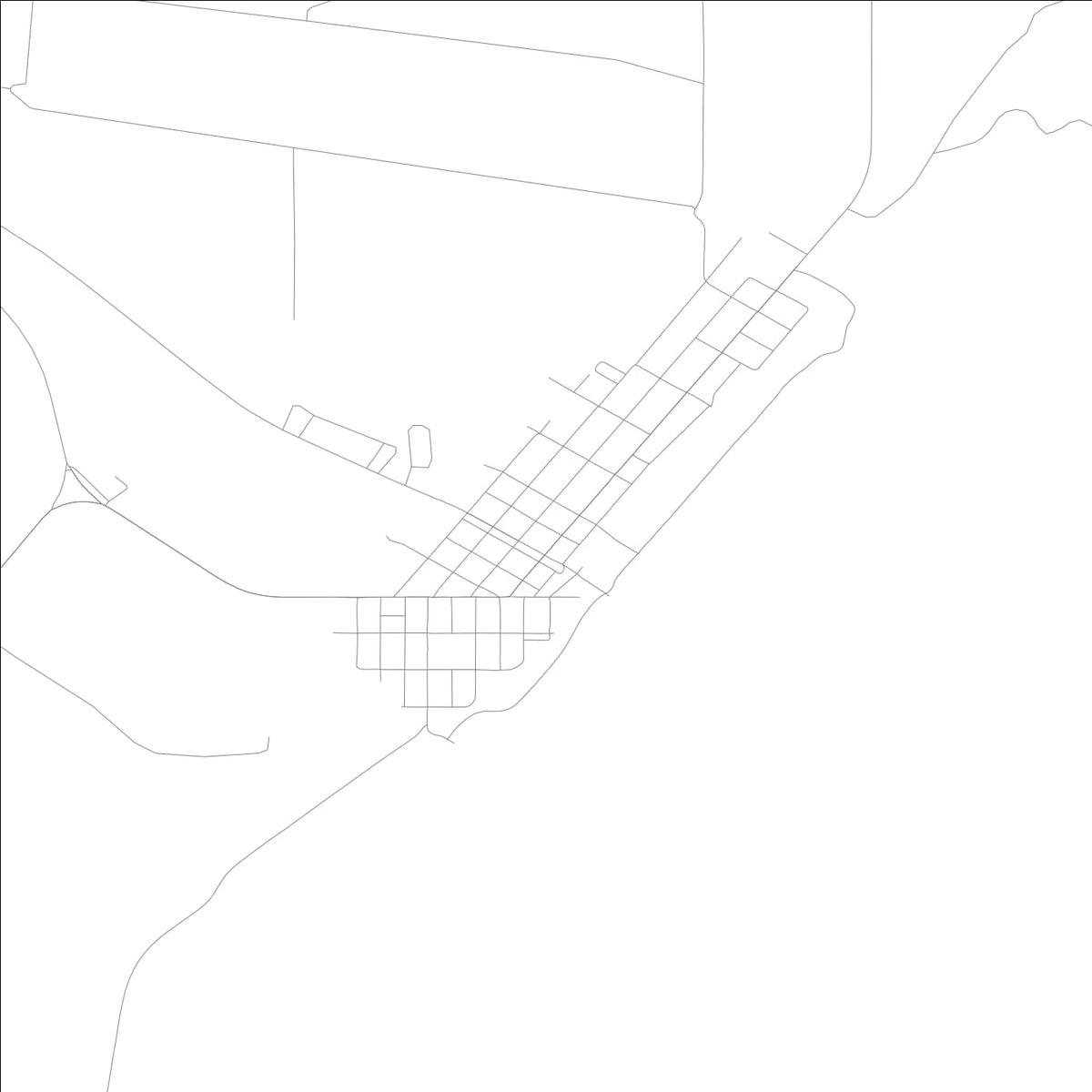 ROAD MAP OF MOUND CITY, ILLINOIS BY MAPBAKES